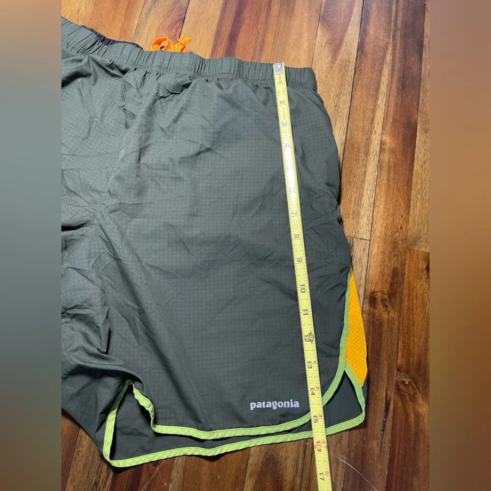 Patagonia green Running Shorts